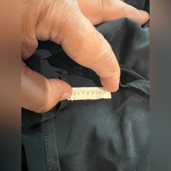 Botanica Vetiver Slip Dress in Black Silk - Picture 6 of 6